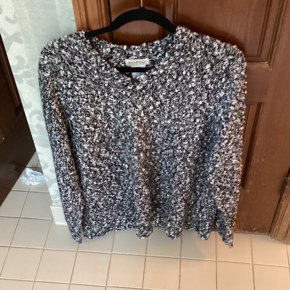 White Stag Black and White Knit Sweater